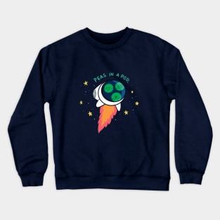 (Three) Peas in a Pod Crewneck Sweatshirt